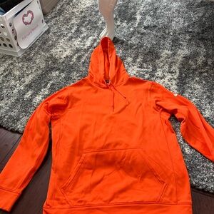 Nike Men's Bright Orange Hoodie